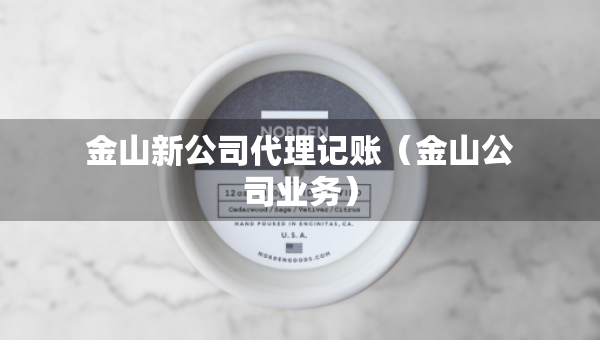 金山新公司代理记账（金山公司业务）
