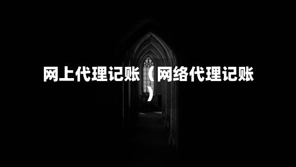 网上代理记账（网络代理记账）