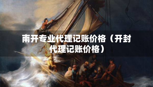 南开专业代理记账价格（开封代理记账价格）
