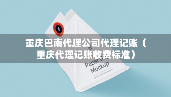 重庆巴南代理公司代理记账（重庆代理记账收费标准）