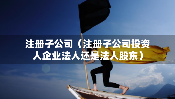 注册子公司（注册子公司投资人企业法人还是法人股东）