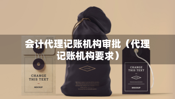 会计代理记账机构审批（代理记账机构要求）
