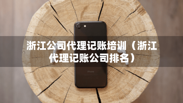 浙江公司代理记账培训（浙江代理记账公司排名）