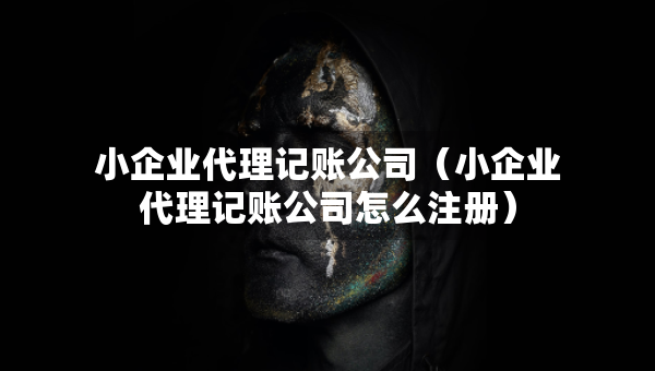 小企业代理记账公司（小企业代理记账公司怎么注册）