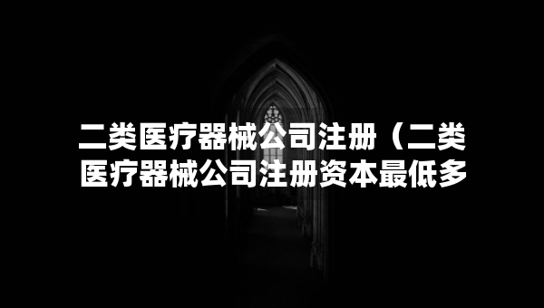 二类医疗器械公司注册（二类医疗器械公司注册资本最低多少）