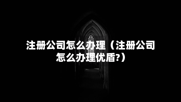 注册公司怎么办理（注册公司怎么办理优盾?）