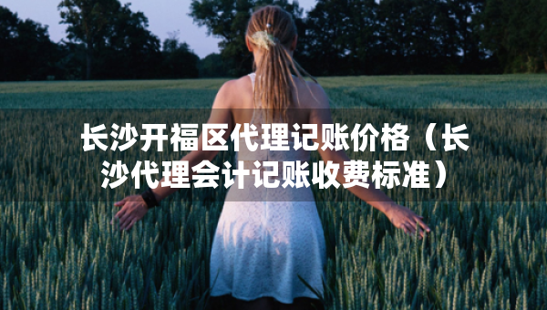 长沙开福区代理记账价格（长沙代理会计记账收费标准）