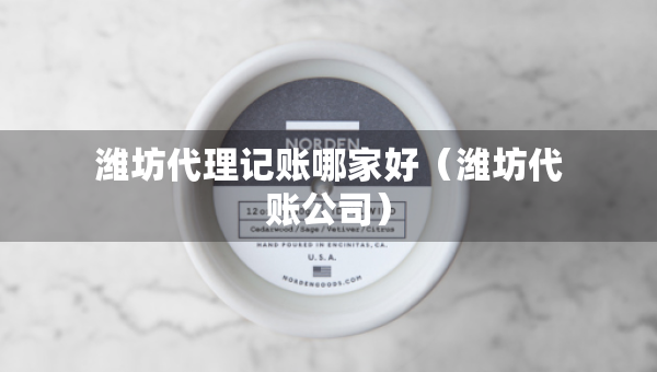 潍坊代理记账哪家好（潍坊代账公司）