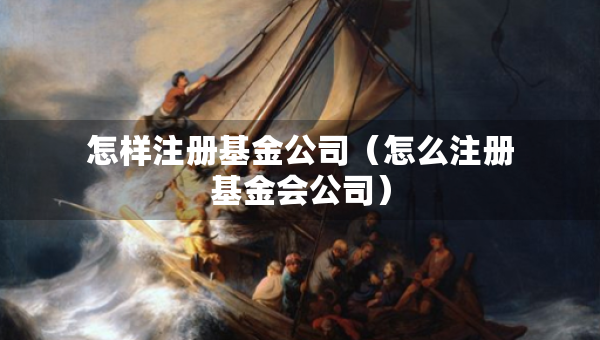 怎样注册基金公司（怎么注册基金会公司）