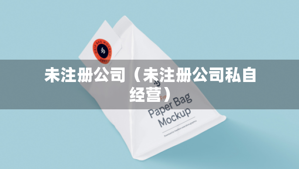 未注册公司（未注册公司私自经营）