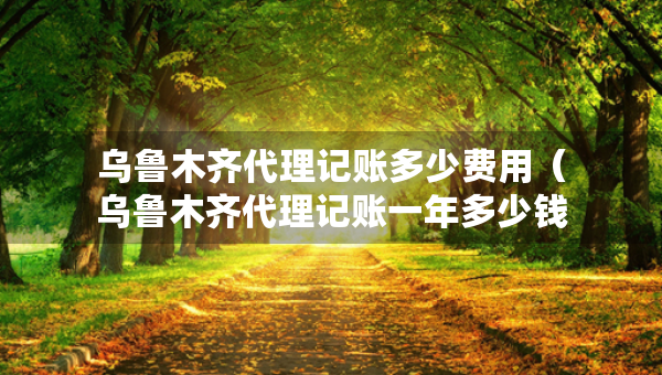 乌鲁木齐代理记账多少费用(乌鲁木齐代理记账一年多少钱) 乌鲁木齐代理记账多少费用(乌鲁木齐代理记账一年多少钱)