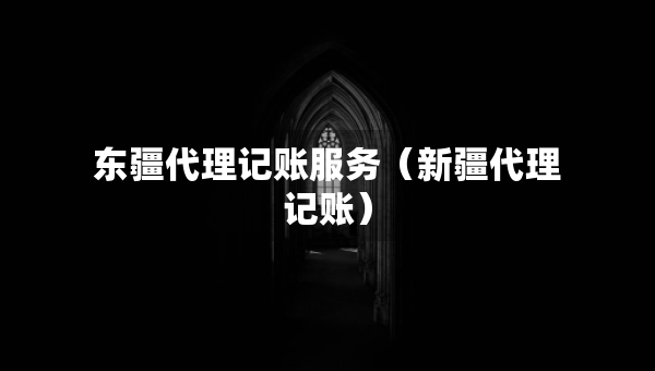东疆代理记账服务（新疆代理记账）