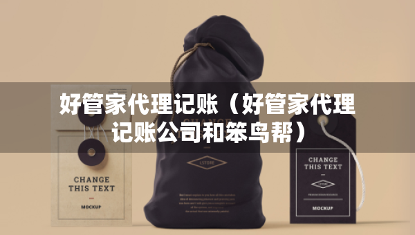 好管家代理记账（好管家代理记账公司和笨鸟帮）