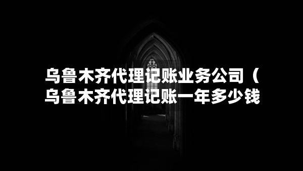 乌鲁木齐代理记账业务公司（乌鲁木齐代理记账一年多少钱）