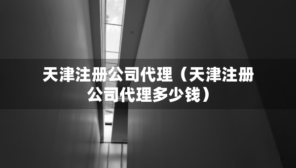 天津注册公司代理（天津注册公司代理多少钱）