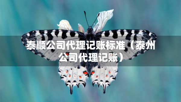 泰顺公司代理记账标准（泰州公司代理记账）