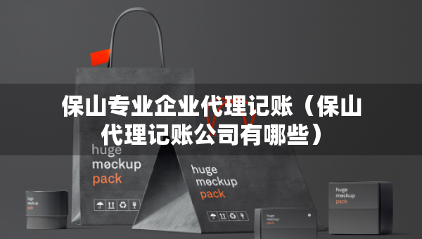 保山专业企业代理记账（保山代理记账公司有哪些）