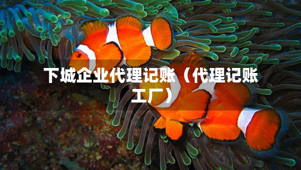 下城企业代理记账（代理记账工厂）