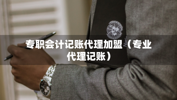 专职会计记账代理加盟（专业代理记账）