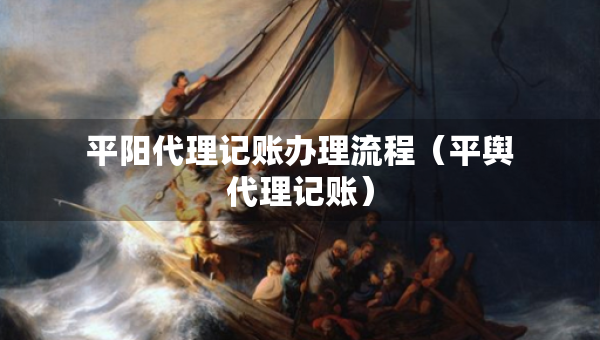 平阳代理记账办理流程（平舆代理记账）