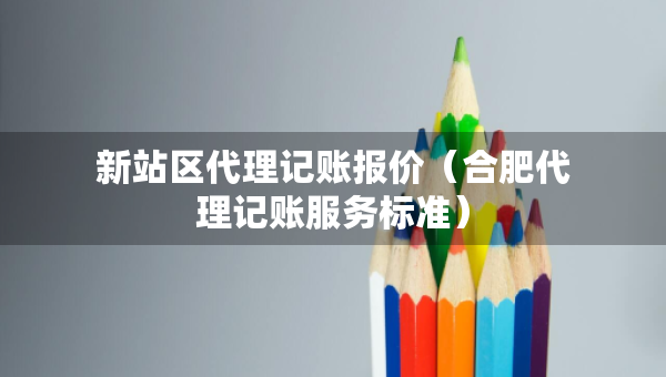新站区代理记账报价（合肥代理记账服务标准）