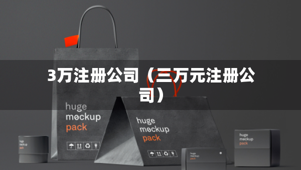 3万注册公司（三万元注册公司）