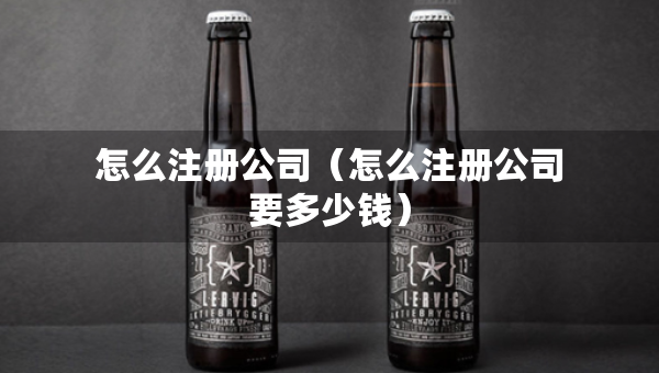 怎么注册公司（怎么注册公司要多少钱）