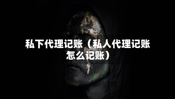 私下代理记账（私人代理记账怎么记账）