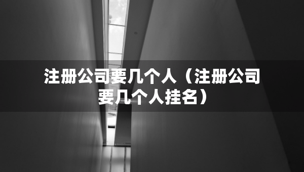 注册公司要几个人（注册公司要几个人挂名）