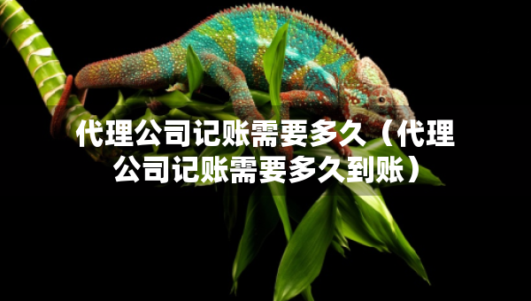 代理公司记账需要多久（代理公司记账需要多久到账）