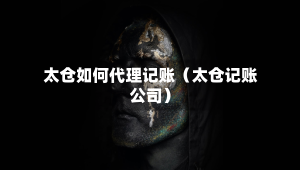 太仓如何代理记账（太仓记账公司）