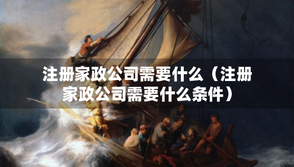 注册家政公司需要什么（注册家政公司需要什么条件）