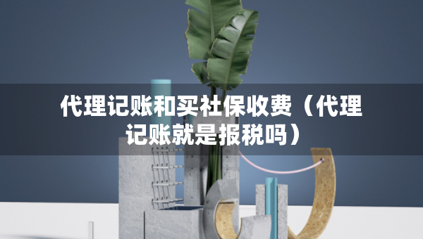 代理记账和买社保收费（代理记账就是报税吗）