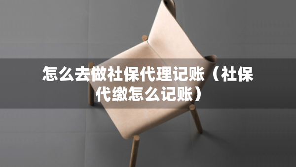 怎么去做社保代理记账（社保代缴怎么记账）