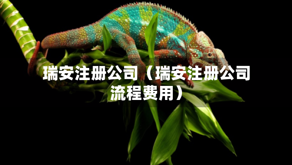 瑞安注册公司（瑞安注册公司流程费用）