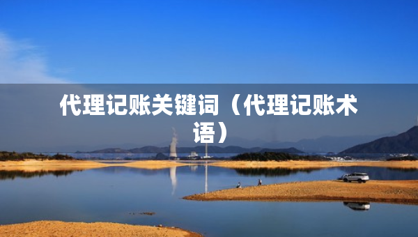 代理记账关键词（代理记账术语）
