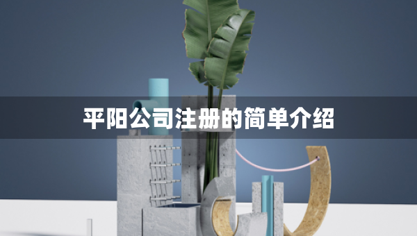 平阳公司注册的简单介绍