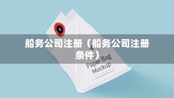 船务公司注册（船务公司注册条件）