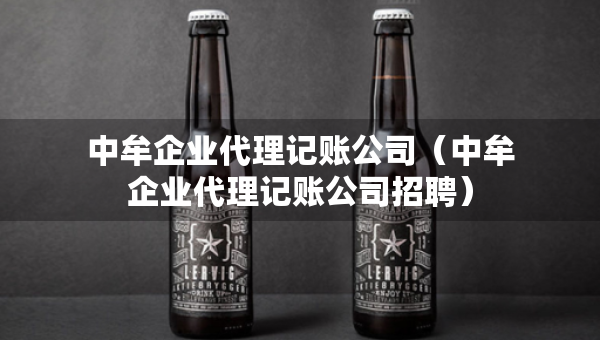 中牟企业代理记账公司（中牟企业代理记账公司招聘）