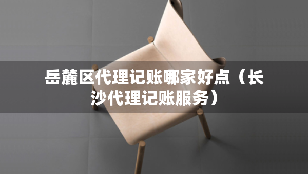 岳麓区代理记账哪家好点（长沙代理记账服务）