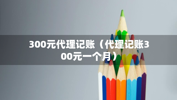 300元代理记账(代理记账300元一个月) 300元代理记账(代理记账300元一个月)