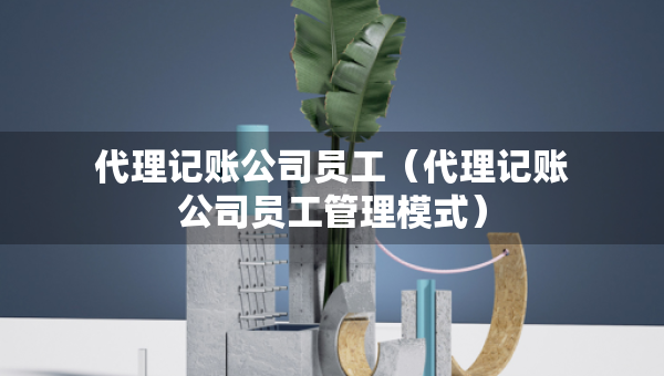 代理记账公司员工（代理记账公司员工管理模式）