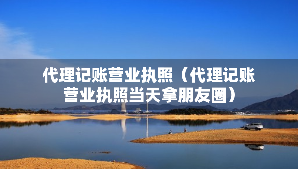 代理记账营业执照（代理记账营业执照当天拿朋友圈）