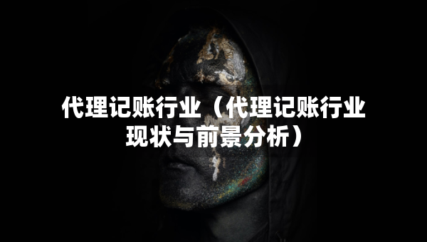 代理记账行业（代理记账行业现状与前景分析）