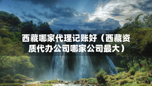 西藏哪家代理记账好（西藏资质代办公司哪家公司最大）