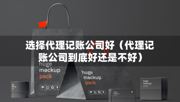 选择代理记账公司好（代理记账公司到底好还是不好）