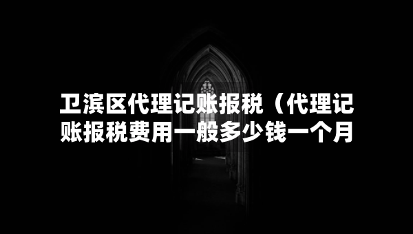 卫滨区代理记账报税（代理记账报税费用一般多少钱一个月）