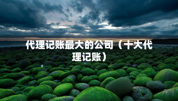 代理记账最大的公司（十大代理记账）