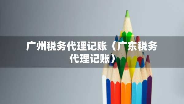 广州税务代理记账（广东税务代理记账）