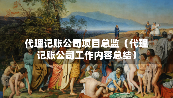 代理记账公司项目总监（代理记账公司工作内容总结）